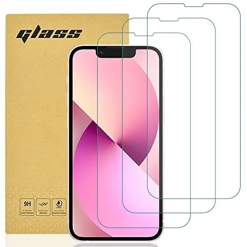 Produktbild: gueche 3 Stück für iPhone 13 Mini Schutzfolie, Frei von Kratzern, HD Displayschutzfolie, Ultrabeständig, Panzer Schutz Glas für iPhone 13 Mini Splitterfest schutzglas
