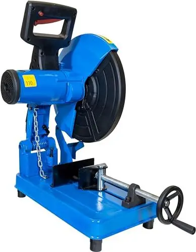 Produktbild: Güde 40558 Metallkreissäge GMK 355 2.3 (220-240 V, 2200 W, 1450 1/min, geeignet für Nichteisenmetalle wie Stahl und Aluminium) Blau