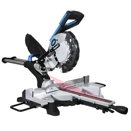 Produktbild: Güde 55257 Radialkappsäge GRK 2134.1 BSL (Zug Kapp & Gehrungssäge, 210 mm Sägeblatt, beidseitig schwenkbar, Laser, kugelgelagerte Radialführung)
