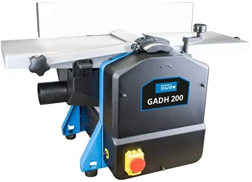 Produktbild: Güde 55440 Abricht- & Dickenhobel GADH 200 (Abrichttische aus Alu-Druckguss, Hobelwellenschutz, Überlastschalter), Blau, 82 x 46 cm
