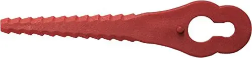 Produktbild: Güde 58586 Ersatzmesser-Set 20-tlg. (VE OVP 20 Stck., passend zu Güde #58598 Rasentrimmer RT 18-201-05 und Güde #58599 Rasentrimmer RT 18-0) Rot