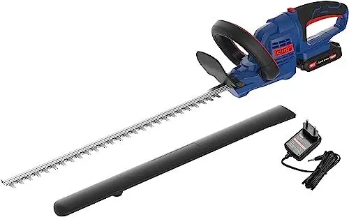 Produktbild: Güde 58596 Akku Heckenschere HS 18-201-05 (18V, Messer mit Diamantschliff, 180 Grad drehbarer Handgriff, Metallgetriebe)