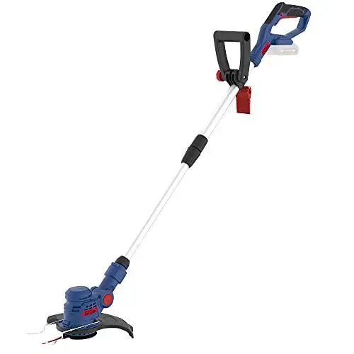 Produktbild: Güde 58599 Akku Rasentrimmer RT 18-0 (Inkl. 20 Ersatzmesser, 180° drehbarer Trimmerkopf, Pflanzenschutzbügel)