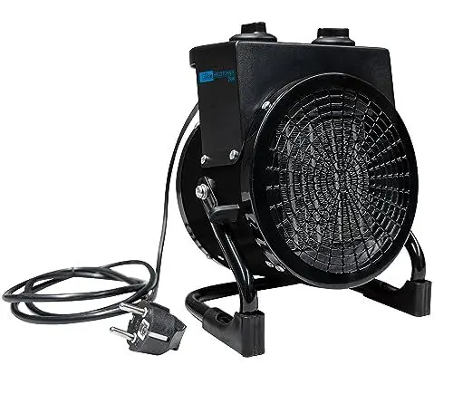 Produktbild: Güde 85178 Keramik Heizlüfter GH 2000 K (2000 W, 2 Heizstufen 1000/2000 W, 45 m³ max. Raumheizvermögen, PTC-Keramik Heizelement, stufenloses Thermostat, Überhitzungsschutz)