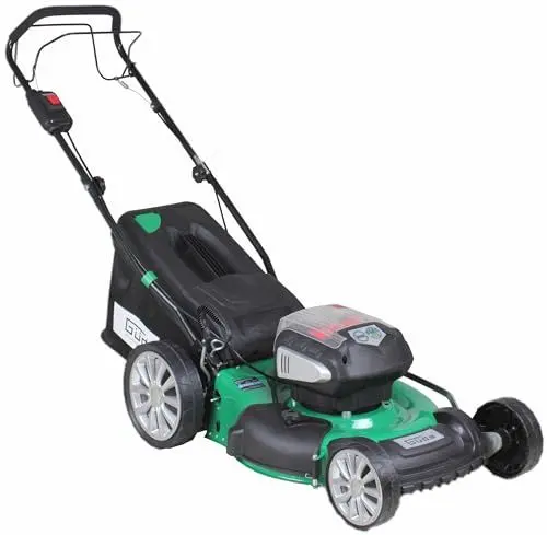 Produktbild: Güde 95889 Akku-Rasenmäher 460/40-0 (40 V, 45,6 cm Schnittbreite, 40 l Fangsack, 6-fache Höhenverstellung, bürstenloser Motor, Radantrieb & Mulchfunktion, ohne Akku und Ladegerät)