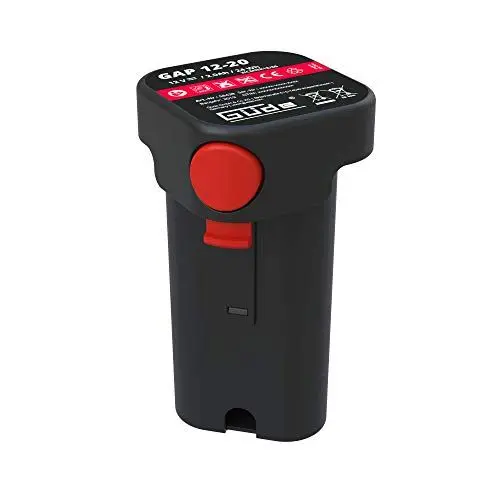 Produktbild: Güde Akkupack GAP 12-20 (12 V, Li-Ion, 2 Ah, 24 Wh, Klick-Funktion für leichten Akkuwechsel, kompatibel mit Akku Regenfasspumpe RFP 12-201-04)