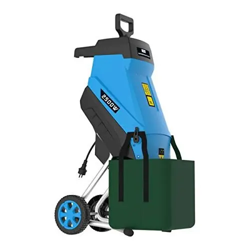 Produktbild: Güde Gartenhäcksler GH 2501 (2500 W, Messertechnik, wartungsarm, Selbsteinzug, Transporträder, Überlastsicherung, max. Astdicke 45 mm, inkl. Fangsack 45 L und Zuführhilfe)