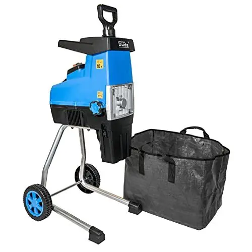 Produktbild: Güde Gartenhäcksler GH 2801 SILENT (2800 W, max. Astdicke 44 mm, geräuschreduzierte Walzentechnik, hoher Materialdurchsatz, Vor- und Rücklauffunktion, Überlastschalter, 30 l Fangsack, Zuführstock)