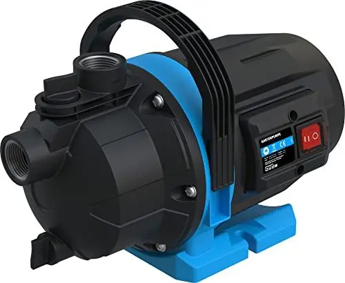 Produktbild: Güde Gartenpumpe GP 6035 (600 W, max. Fördermenge 3200 l/h, Ansaughöhe bis 7 m, Anschlussgewinde 1“ IG, Jet-Pumpe zur Gartenbewässerung)