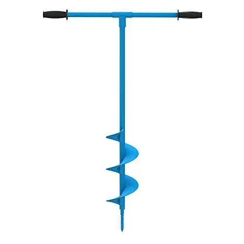 Produktbild: Güde Handerdbohrer GH 150 (Gesamtlänge 104 cm, ø 15 cm, für das Setzen von Zaunpfählen, Einpflanzungen etc, rutschfeste Handgriffe, großer Quergriff aus Metall für optimale Kraftübertragung)