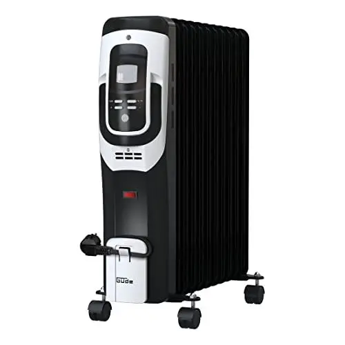 Produktbild: Güde Ölradiator OR 2500-11 DT (2500 W, 3 Heizstufen: 1000/1500/2500 W, LCD-Display, Kipp- & Überhitzungsschutz, stufenlos regulierbarer Thermostat, Timerfunktion, Handgriff & 4 Rollen)