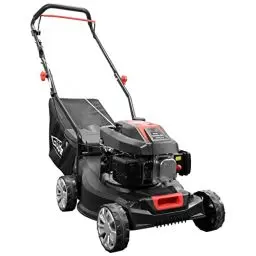 Produktbild: Güde Rasenmäher ECO Wheeler 412.2 P (Motor: 4-Takt Power-Engine S 241 V, Motorleistung: 1,5/2 (kW/PS), Hubraum: 79,8 cm³, Schnittbreite: 40,6 cm, 40l Grasfangsack, 3-fache Schnitthöhenverstellung)
