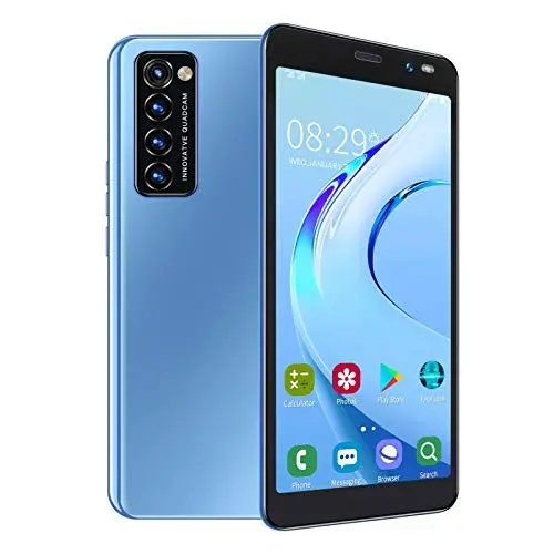 Produktbild: Face Unlock Smartphone, LANDVO Rino4 Pro 5,45 Zoll Face Unlock Dual Cards Dual Standby Smartphone 512 MB + 4 GB (Blau)