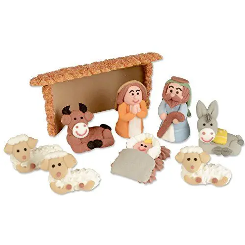 Produktbild: Günthart 4 Weihnachtskrippen - Sets aus Zucker | einzelne Figuren | Weihnachten