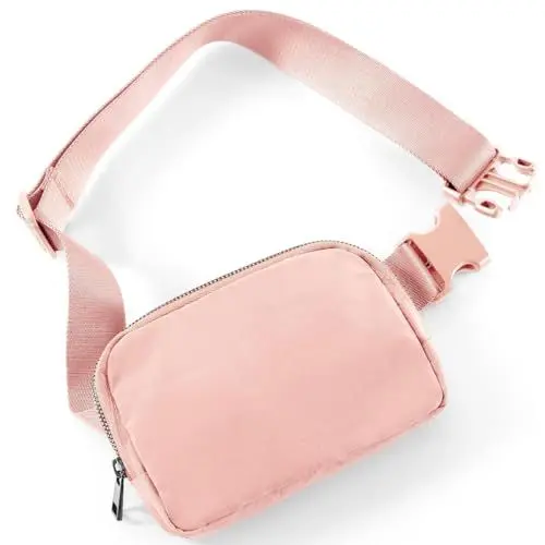 Produktbild: Gürteltasche Bauchtasche Hüfttasche Herren Damen Bum Größerer Kapazität Fanny Pack Hüfte Waist Bag Hip Fahrrad Brusttasche Outdoor Sport Laufen Joggen Wandern (Rosa Hüfttaschen)