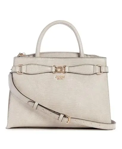 Produktbild: GUESS Damen Arlena Girlfriend Satchel Schulranzen, Tragegriff Oben, Taupe