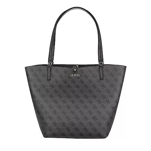 Produktbild: GUESS Damen Alby Toggle Tote Tasche, Coal/Black