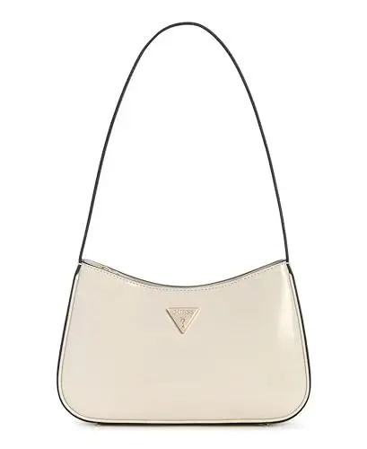Produktbild: GUESS Damen Arnela Top Zip Shoulder Bag Umhängetasche, Knochen