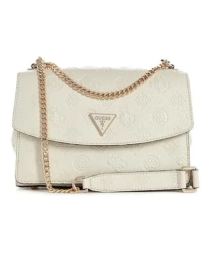 Produktbild: GUESS Damen Cresidia Convertible Flap Klappe, Crossbody-Tasche, Knochen