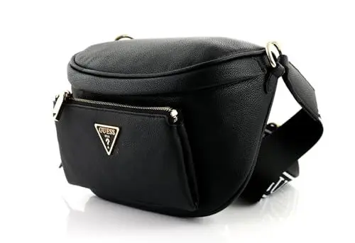 Produktbild: GUESS Damen Power Play Sling Tragetasche, Gürteltasche, Hüfttasche, Schwarz