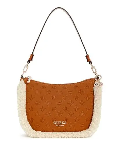 Produktbild: GUESS Damen Davika Hobo, Schultertasche, Cognac