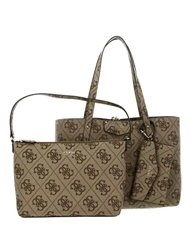 Produktbild: GUESS Eco Brenton Tote Latte Logo