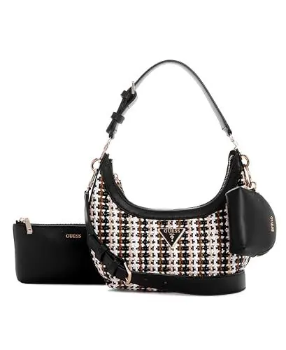 Produktbild: GUESS Emelda Crossbody Top Zip Black Multi
