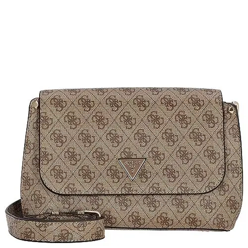 Produktbild: GUESS Damen Umhängetasche Meridian Latte Logo