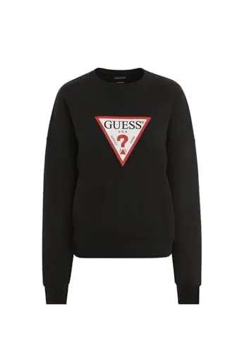 Produktbild: GUESS JEANS FELPA SENZA ZIP DONNA NERO
