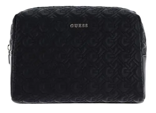 Produktbild: GUESS Large Top Zip Cosmetic Bag Black