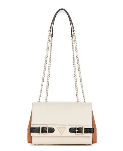 Produktbild: GUESS Levante Convertible Xbody Flap Bag Cognac Multi