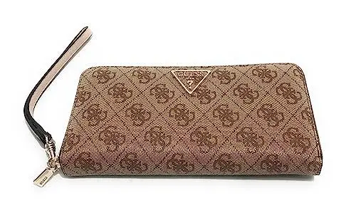 Produktbild: GUESS Women Laurel SLG Large Zip Around Bag, Latte Logo