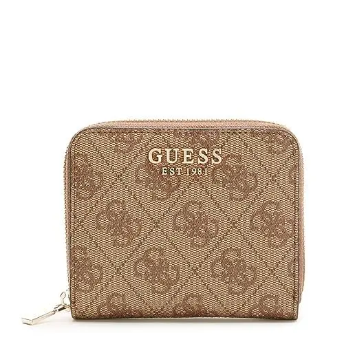 Produktbild: GUESS Women Laurel SLG SMALL Zip Around Bag, Latte Logo