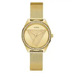 Produktbild: Guess Damen Analog Quarz Uhr mit Edelstahl Armband W1142L2