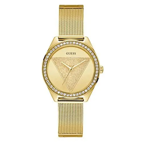 Produktbild: Guess Damen Analog Quarz Uhr mit Edelstahl Armband W1142L2