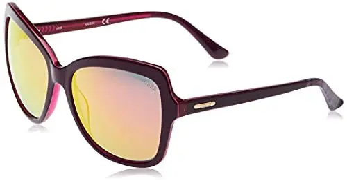 Produktbild: Guess GU7435 66E -51 -19 -135 Guess Sun GU7435 66E -51 -19 -135 Rechteckig Sonnenbrille 51, Red