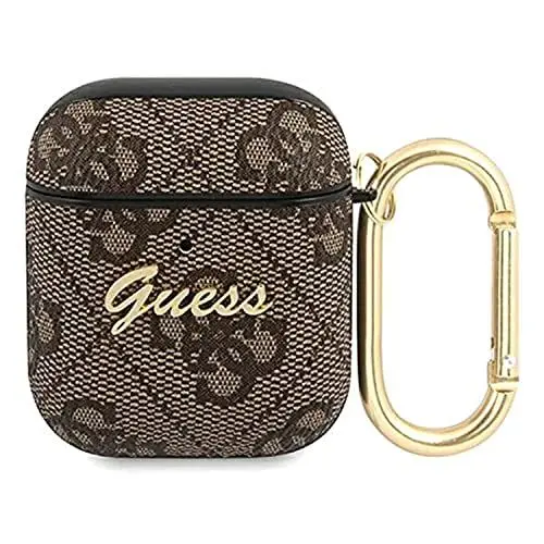 Produktbild: Guess GUA24GSMW Hülle für AirPods braun 4G Script Metal Collection