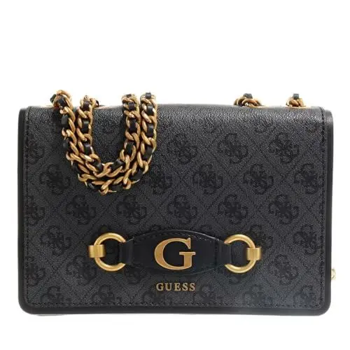 Produktbild: GUESS Izzy Convertible Xbody Flap Coal Logo