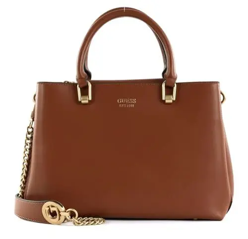 Produktbild: GUESS Masie Girlfriend Satchel Cognac