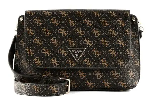 Produktbild: GUESS Spark Meridian Flap Crossbody Brown Logo