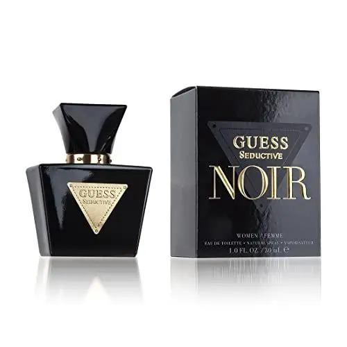 Produktbild: GUESS Seductive Noir, Eau de Toilette für Damen, Ambriert-Blumig, Sinnlicher Duft, Lang Anhaltend, 30 ml