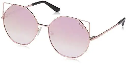 Produktbild: Guess Unisex-Erwachsene GU7527 28Z 58 Sonnenbrille, Gold (ORO Rosa Lucido/Specchiato)