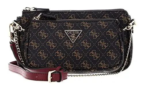 Produktbild: GUESS Women Noelle Dbl Pouch Crossbody Bag, Braun
