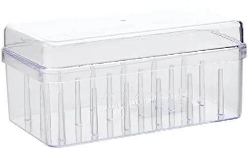 Produktbild: Gütermann G728160 Box für 18 Spulen Nähgarn, Plastik, Farblos