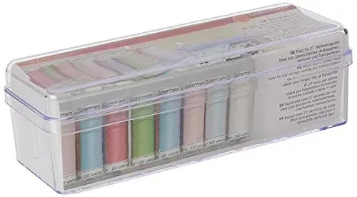 Produktbild: Gütermann Nähgarn-Box, plastik, Farblos, 27-Spulen-Kapazität