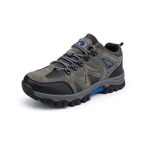 Produktbild: Gugifcto Leichte Herren Trekking Wanderschuhe Outdoor Sportschuhe für Hiking Trailrunning und Bergtouren im Sommer Gray 44 EU