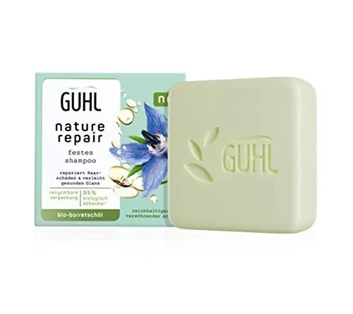 Produktbild: Guhl Festes Shampoo - Nature Repair - Repariert Haarschäden und verleiht gesunden Glanz - 75 g