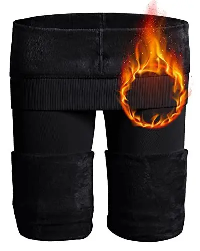 Produktbild: GUKOO Gefütterte thermische dehnbar Leggings Hose Leggings Damen Dicke Slim Strumpfhose Warme Fleece