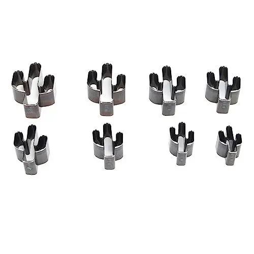 Produktbild: GULEEK Handgefertigte Stanzform für Leder, Stoff, Stanzform, Papierschalen-Schutz, handgefertigte Lederwaren, langlebiges Material aus kohlenstoffreichem Stahl