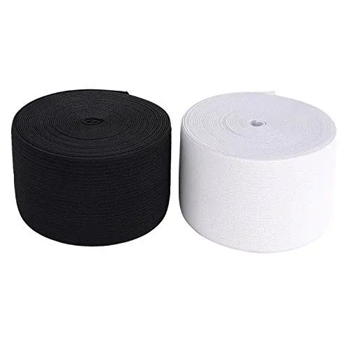 Produktbild: Gummiband 3 Meter für Kleidung und Haushalt DIY Handwerk, 5 cm in breit in Schwarz